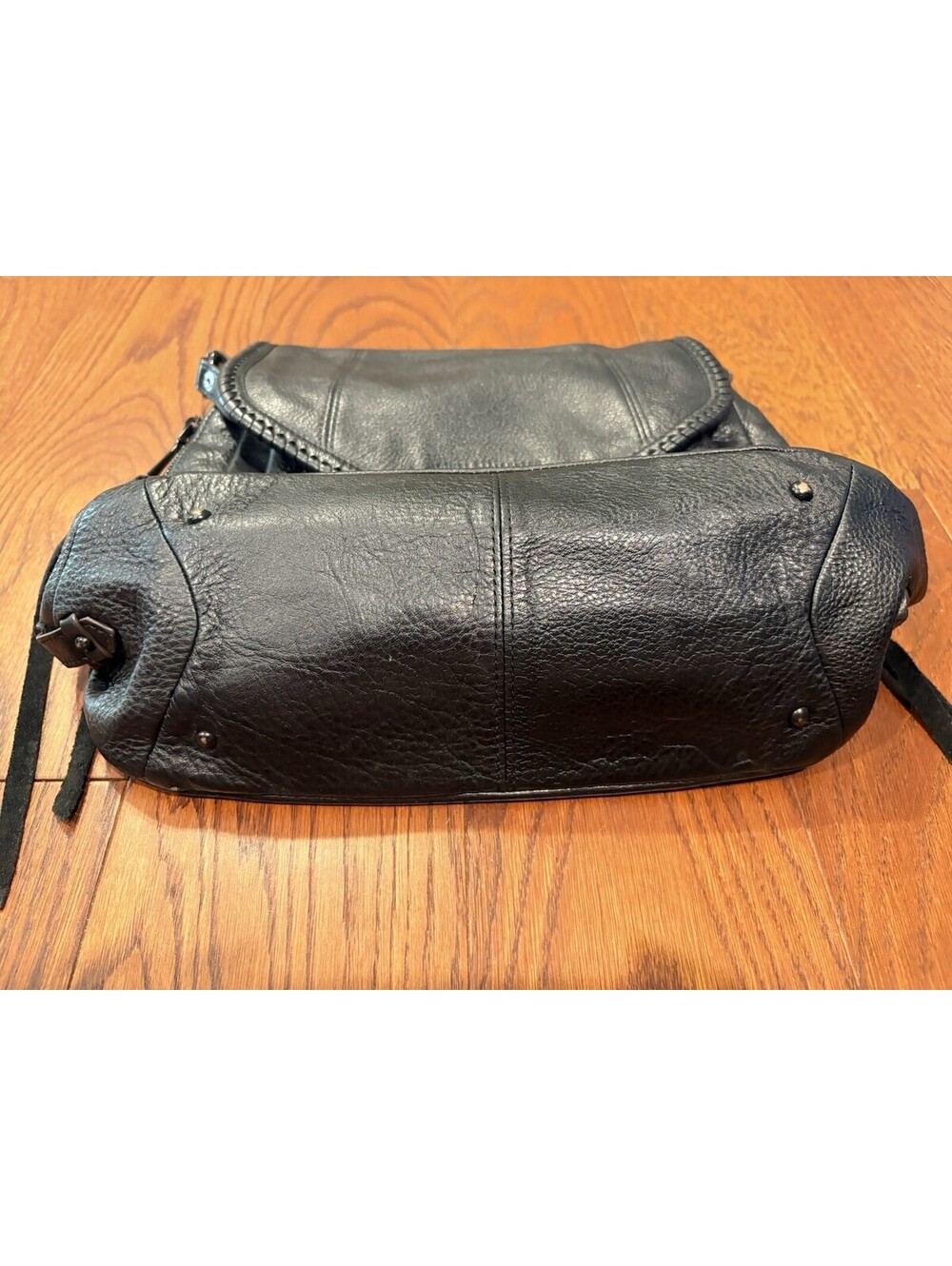 Aimee Kestenberg Black Leather Shoulder Crossbody Bag - Picture 3 of 10